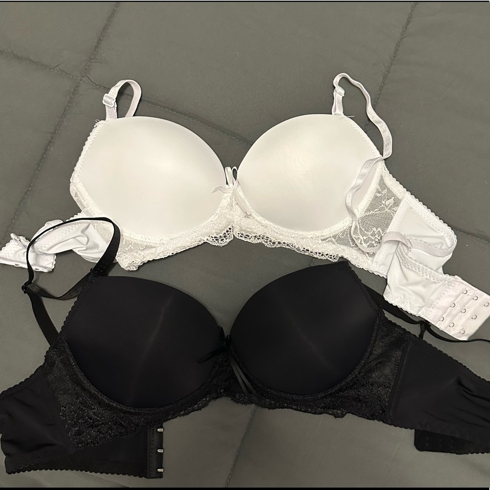 Brand new, never worn two back push up bras